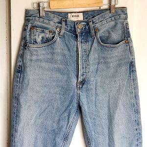 Agolde Riley High Rise Straight Crop Jeans size 25